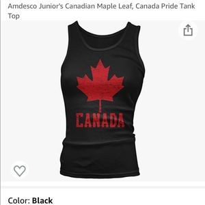 Ribbed Canada Day Tank Top